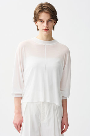 アンクレイヴ/uncraveのシアーハイツイストリブ ドルマントップス(110100/110103)