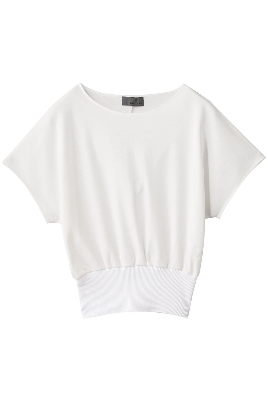 uncrave ダブルフェイスジャージ ドルマンスリーブリブトップス (オフ, F) アンクレイヴ ELLE SHOP uncrave ダブルフェイスジャージ ドルマンスリーブリブトップス (オフ, F) アンクレイヴ ELLE SHOP