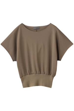 アンクレイヴ/uncraveのダブルフェイスジャージ ドルマンスリーブリブトップス(110100/110102)