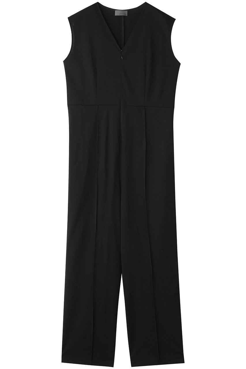 uncrave ダブルフェイスジャージー オールインワン (ブラック, 0) アンクレイヴ ELLE SHOP uncrave ダブルフェイスジャージー オールインワン (ブラック, 0) アンクレイヴ ELLE SHOP