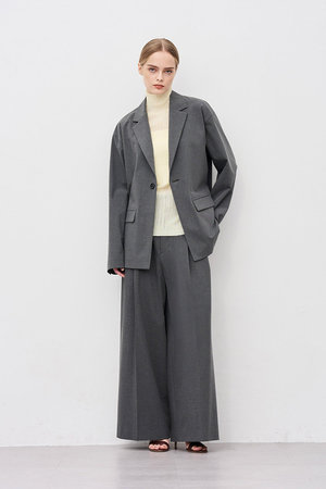 アンクレイヴ/uncraveのTRツイル ワイドトラウザー(110600/110601)