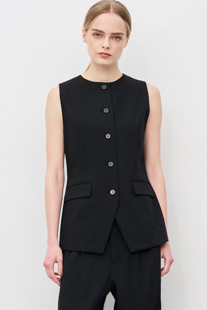 TRツイル ジレブラウス