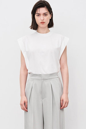 アンクレイヴ/uncraveのプレミアムジャージー ノースリーブトップス(110100/110101)