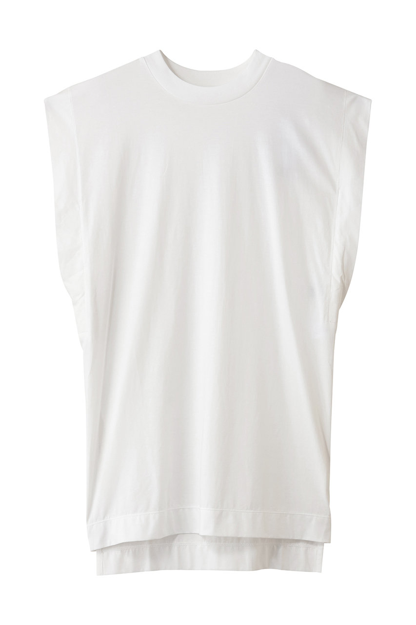 uncrave プレミアムジャージー ノースリーブトップス (ホワイト, F) アンクレイヴ ELLE SHOP uncrave プレミアムジャージー ノースリーブトップス (ホワイト, F) アンクレイヴ ELLE SHOP