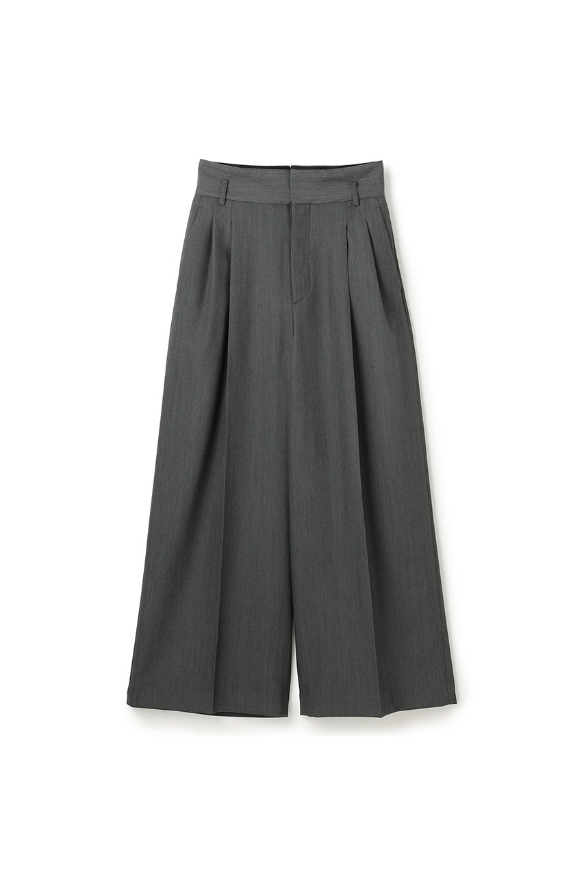 アンクレイヴ/uncraveのTWドビードスキン ワイドトラウザー(グレー/PRUVGA0816)