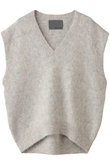 アルパカファーニット Vネックベスト