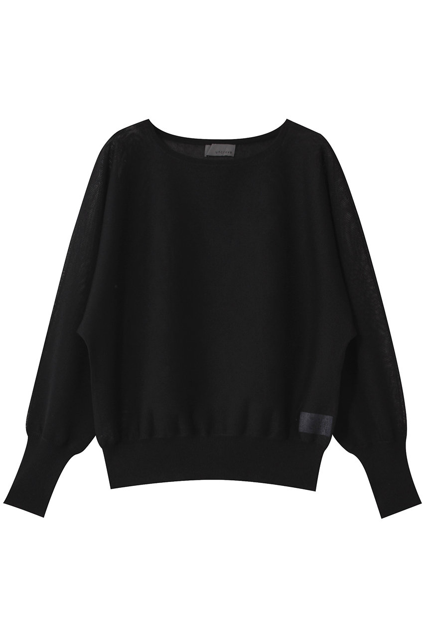 uncrave シアーニット ドルマントップス (ブラック, F) アンクレイヴ ELLE SHOP uncrave シアーニット ドルマントップス (ブラック, F) アンクレイヴ ELLE SHOP