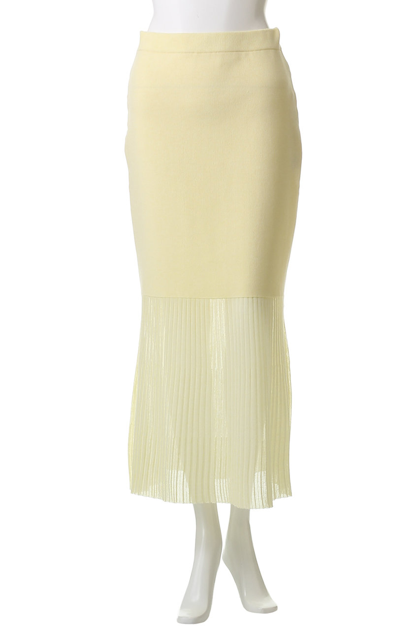 uncrave(アンクレイヴ)｜シアーニット コンビスカート/オフ の通販