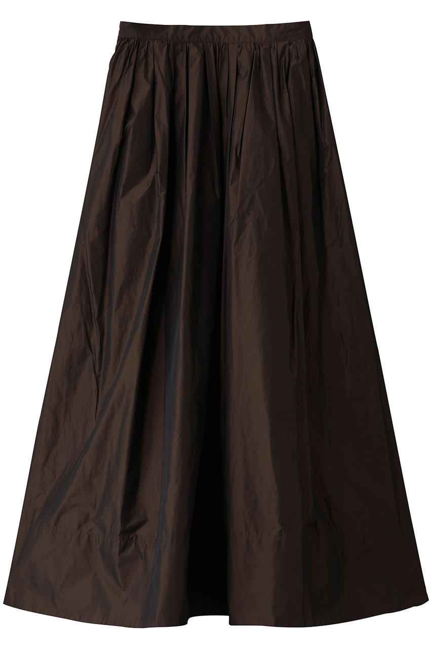 メモリータフタ フレアスカート