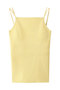 リブニット カップ付きキャミソール アンクレイヴ/uncrave イエロー