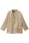 シャイニーダブルサテン ジャケット アンクレイヴ/uncrave ゴールドベージュ