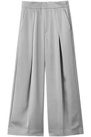 アンクレイヴ/uncraveのシャイニーダブルサテン ワイドパンツ(110600/110601)