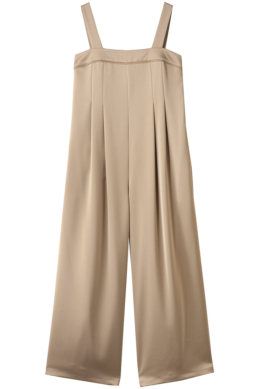 アンクレイヴ/uncraveのシャイニーダブルサテン オールインワン(ゴールドベージュ/OPUVGW0303)