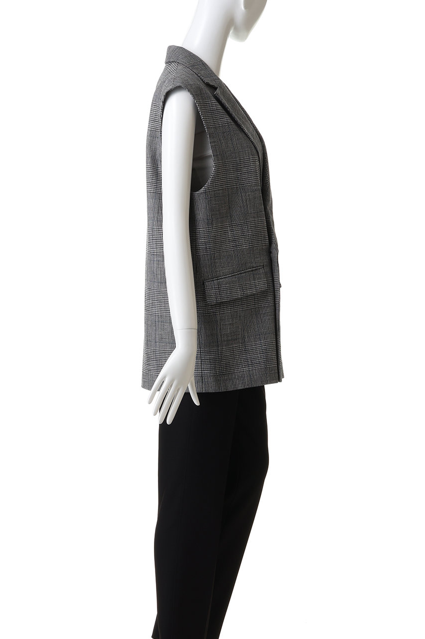 uncrave(アンクレイヴ)｜グレンチェック ジレ/グレーチェック の通販