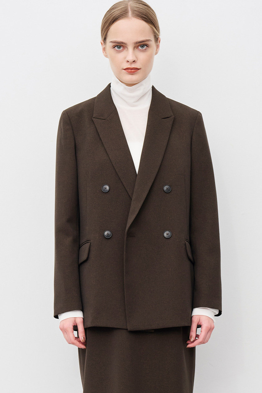 uncrave ジャケット 接触冷感】テンセルライトリネン ビッグジャケット / uncrave