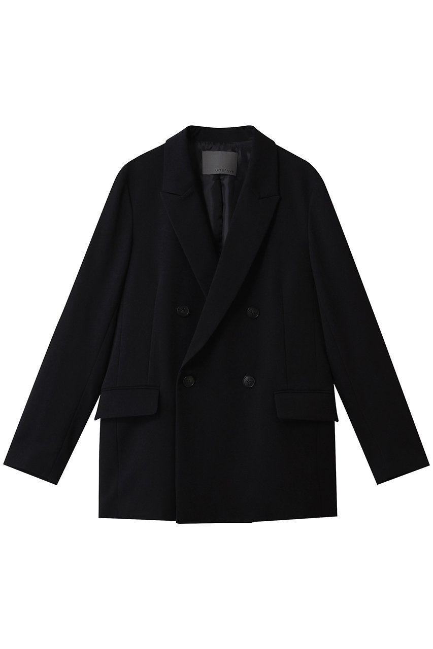 アンクレイヴ/uncraveのウォッシャブルウールライクツイル ジャケット(ダークネイビー/JKUVGW1300)