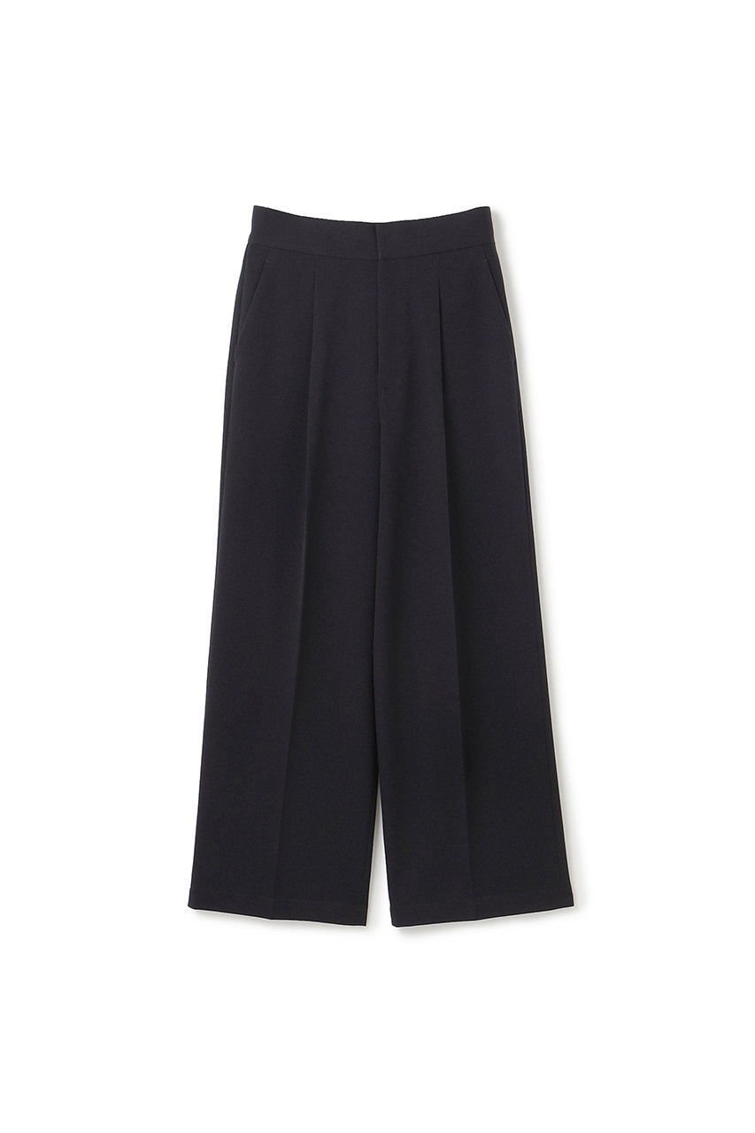 uncrave ウォッシャブルウールライクツイル ワイドパンツ (ダークネイビー, 1) アンクレイヴ ELLE SHOP uncrave ウォッシャブルウールライクツイル ワイドパンツ (ダークネイビー, 1) アンクレイヴ ELLE SHOP
