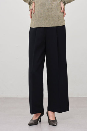 アンクレイヴ/uncraveのウォッシャブルウールライクツイル ワイドパンツ(110600/110601)