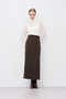ウォッシャブルウールライクツイル Iラインスカート アンクレイヴ/uncrave