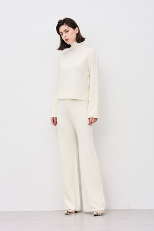 アンクレイヴ/uncraveのハイゲージニット フレアパンツ(110600/110601)