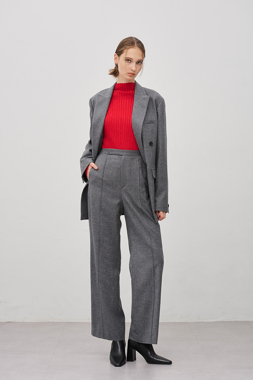 uncrave(アンクレイヴ)｜フランネル BIG ジャケット/チャコール の通販