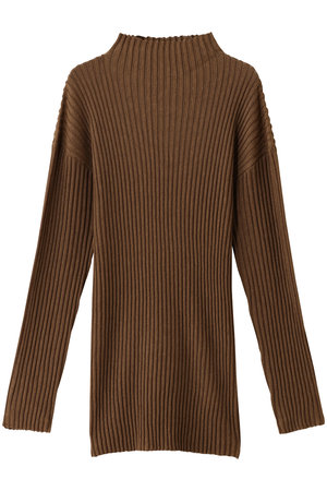 アンクレイヴ/uncraveのシアーストライプニット タートルトップス(110300/110301)