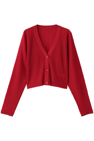 アンクレイヴ/uncraveのシアーストライプニット ドルマンカーディガン(110300/110303)