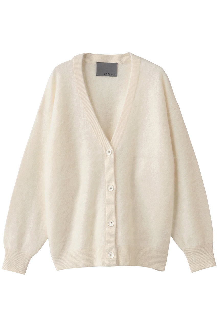 uncrave(アンクレイヴ)｜カシミヤファーニット カーディガン/オフ の