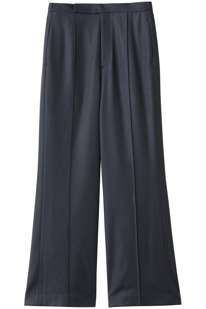 アンクレイヴ/uncraveのフランネル フレアパンツ(ブルーグレー/PRUVGW0400)