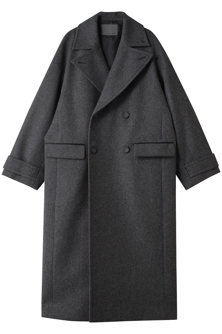 uncrave(アンクレイヴ)｜ライトメルトン ロングチェスターコート