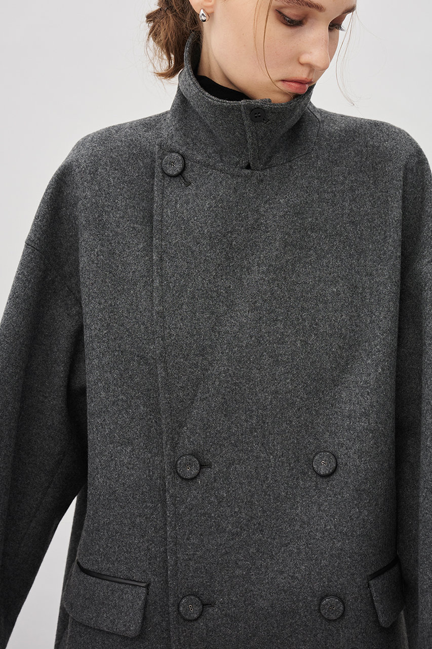 uncrave(アンクレイヴ)｜ライトメルトン ロングチェスターコート