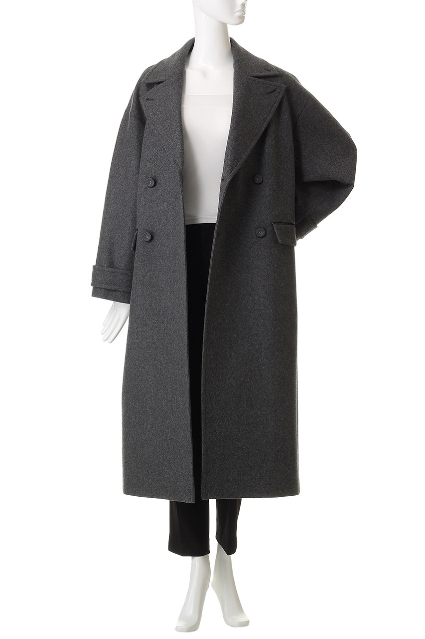 uncrave(アンクレイヴ)｜ライトメルトン ロングチェスターコート