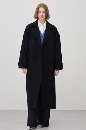 アンクレイヴ/uncraveのライトメルトン ロングチェスターコート(110900/110903)