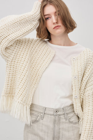 アンクレイヴ/uncraveのハンドニット カーディガン(110300/110303)