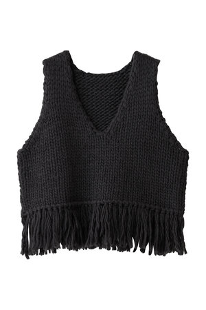 アンクレイヴ/uncraveのハンドニット ジレ(110300/110301)