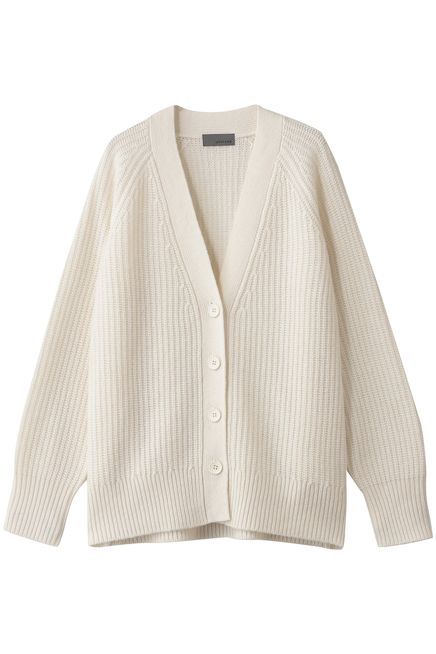 チャンキーニット カーディガン