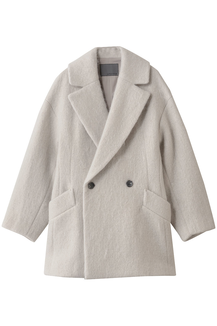 uncrave モヘアシャギー ジャコット (エクリュ, 1) アンクレイヴ ELLE SHOP