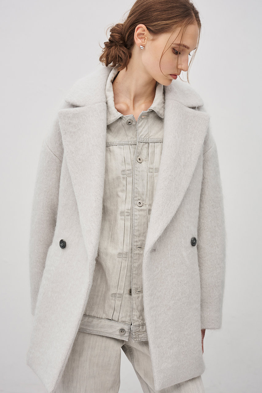 uncrave(アンクレイヴ)｜モヘアシャギー ジャコット/エクリュ の通販