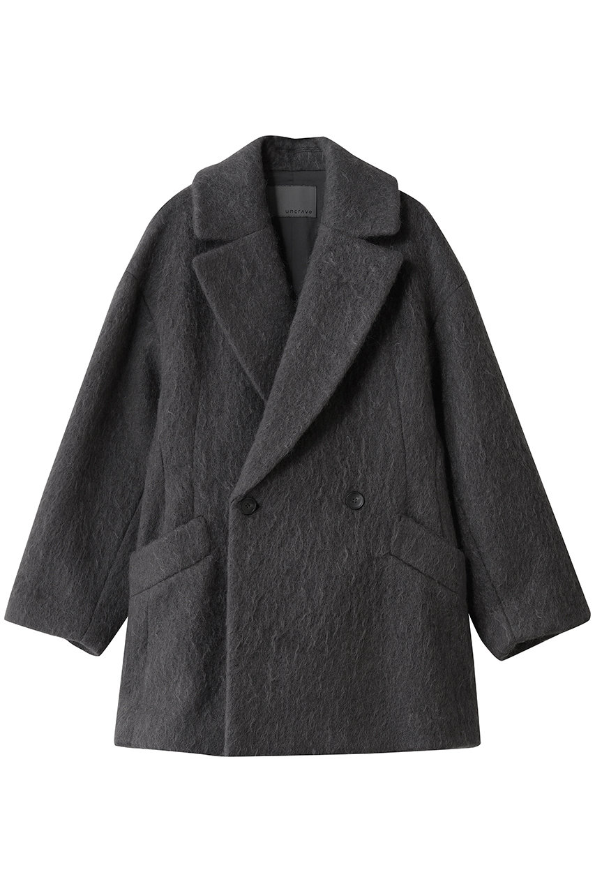 uncrave モヘアシャギー ジャコット (スレート, 1) アンクレイヴ ELLE SHOP