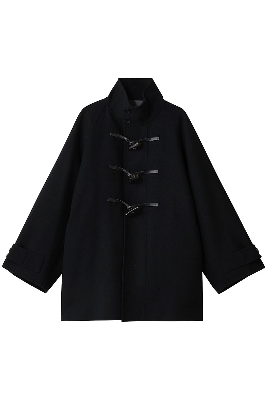 アンクレイヴ/uncraveのメルトンリバー ミドルダッフルコート(ブラック/COUVGW0500)