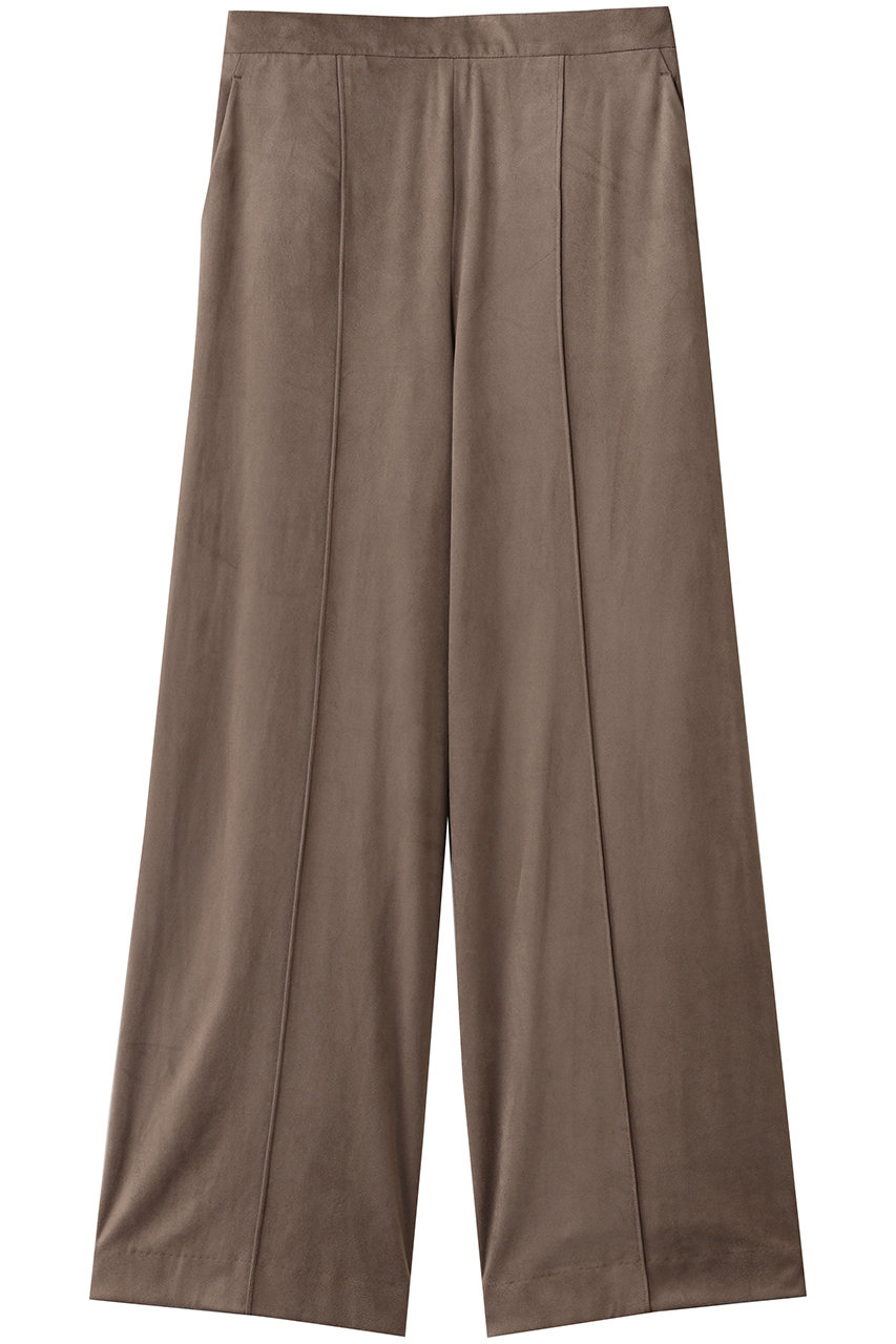 スエード ストレートパンツ