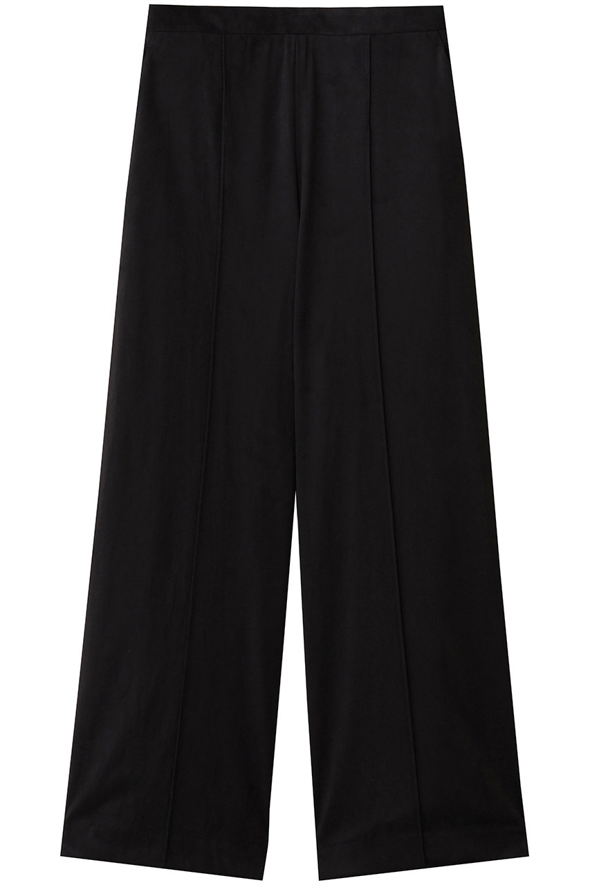 アンクレイヴ/uncraveのスエード ストレートパンツ(ブラック/PRUVGW0502)