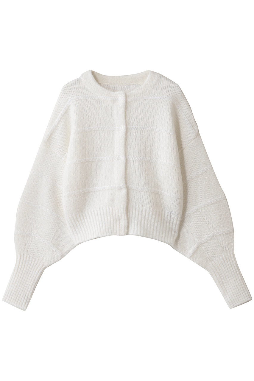 フィラメントモヘアニット 2WAYカーディガン