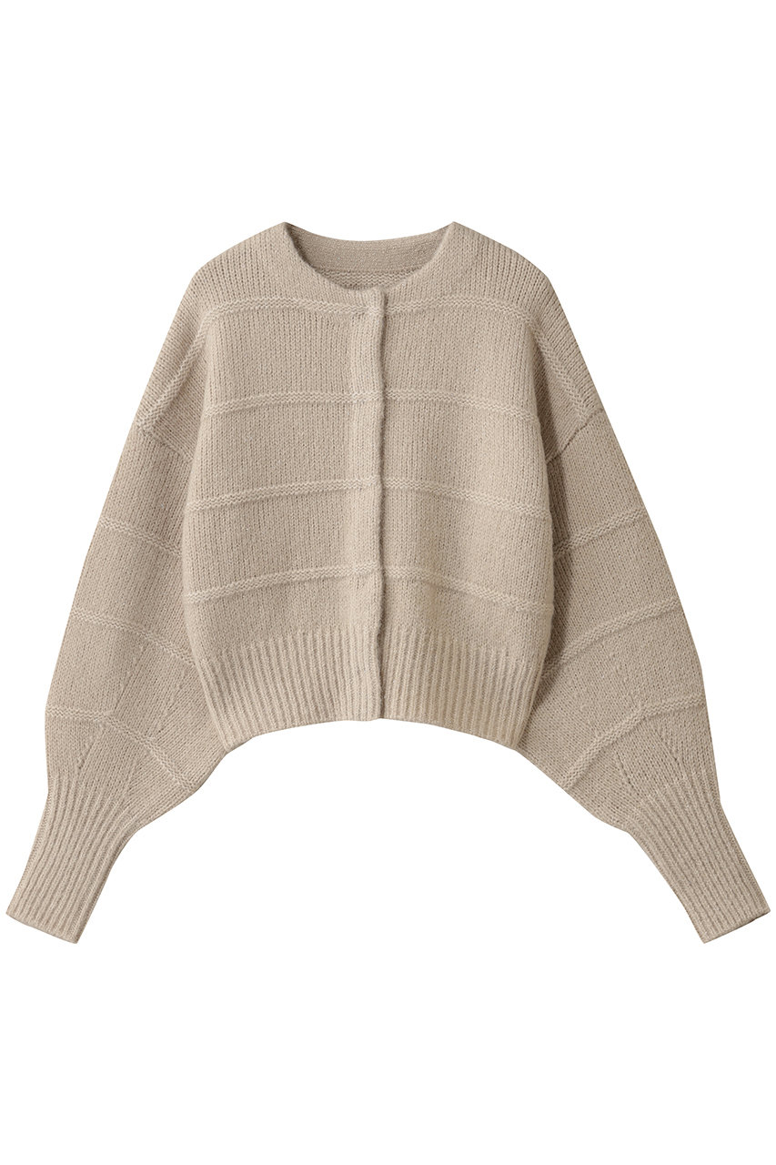 フィラメントモヘアニット 2WAYカーディガン