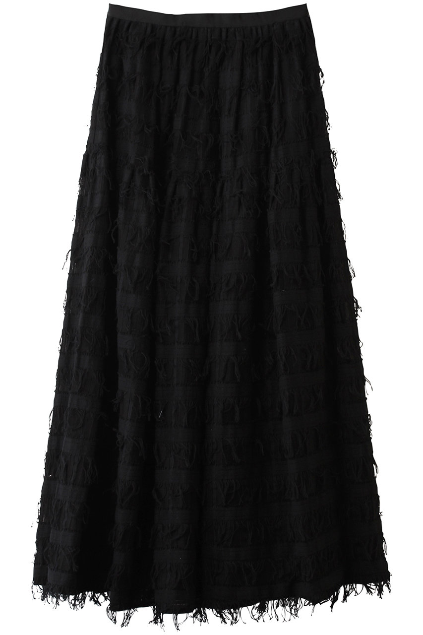 フリンジレース ティアードスカート