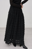 フリンジレース ティアードスカート アンクレイヴ/uncrave