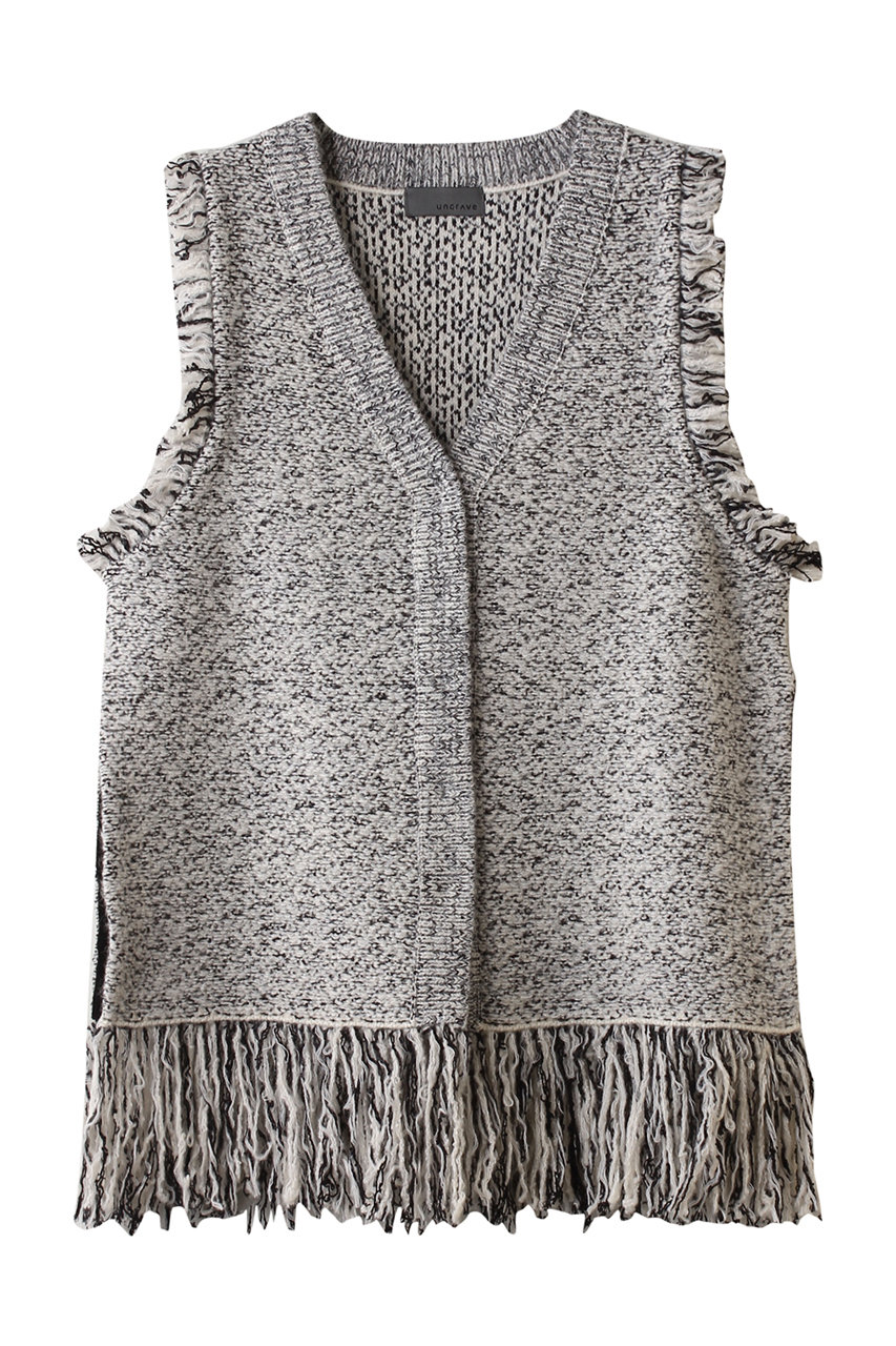 ツイードニット ジレ