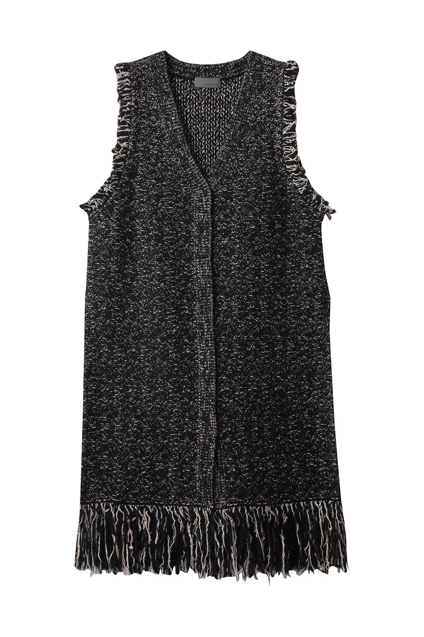 ツイードニット ジレ