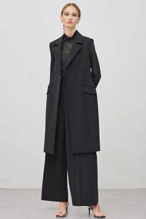 アンクレイヴ/uncraveのプルーフダブルクロス テーラードジレ