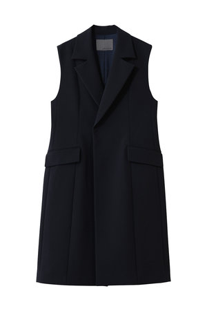 アンクレイヴ/uncraveのプルーフダブルクロス テーラードジレ